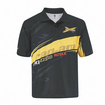 Can-Am X-Race Poloshirt Trikot Kurzarm Jersey Shirt schwarz