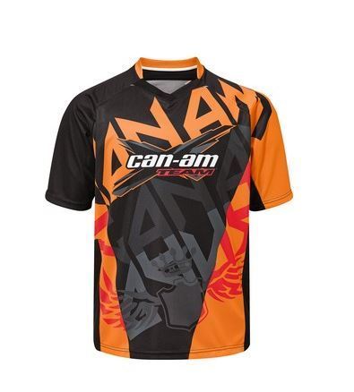 Can-Am Race Team Trikot Kurzarm Jersey Shirt orange